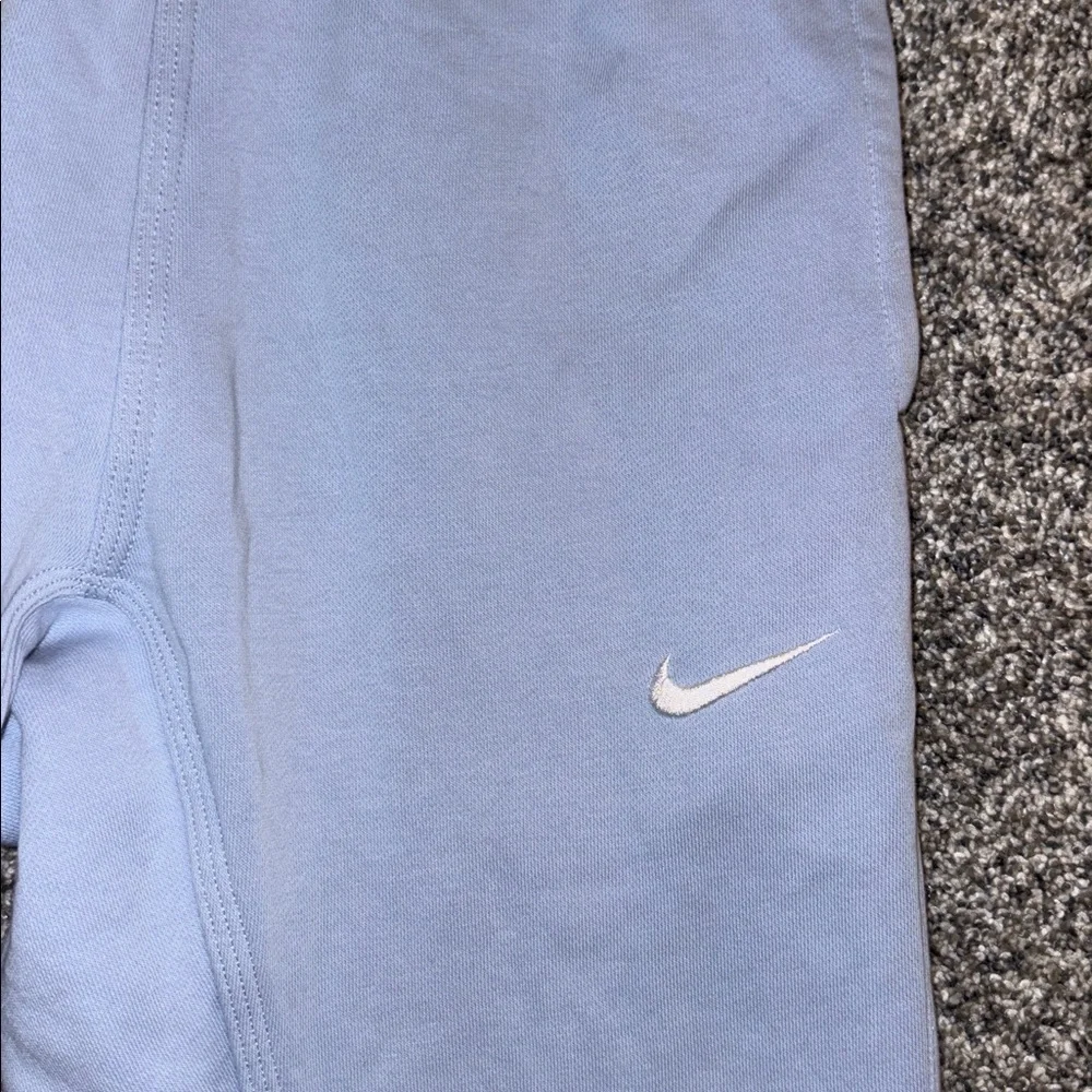 Nike Club Fleece Joggers in Light Blue - Picture 5 of 7